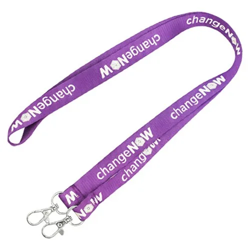 Tours de cou plats avec double attache - Impression une couleur