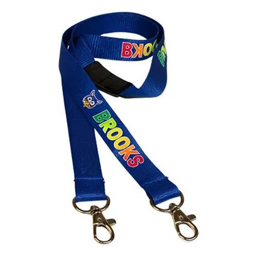 Tours de cou True Color personnalisés avec double attache - Impression quadrichromie