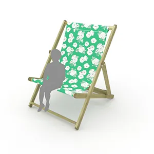 Un transat géant publicitaire original pour un évènement.