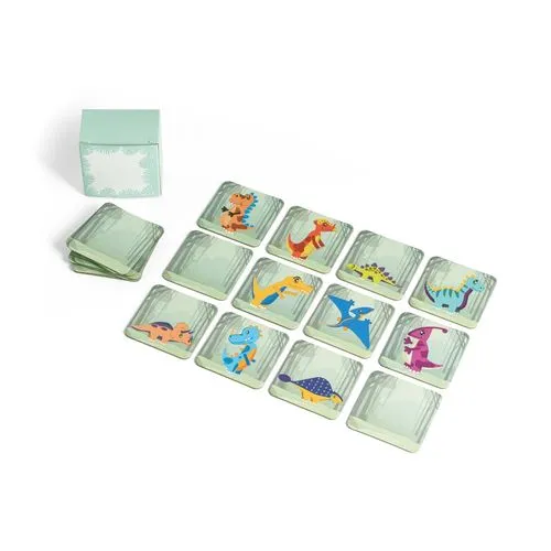 TRICERATOPS. Jeu de mémoire avec 20 pièces