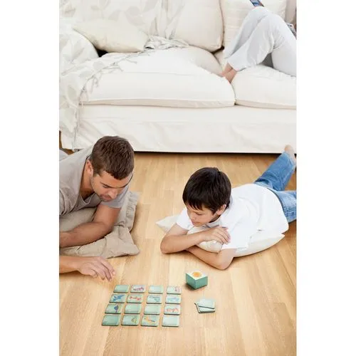 TRICERATOPS. Jeu de mémoire avec 20 pièces