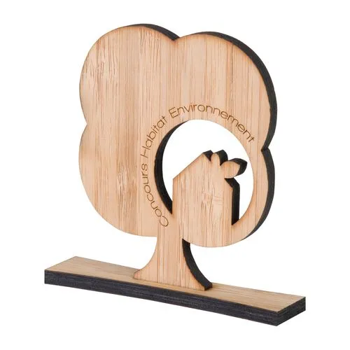 TROPHEE BAMBOU L10 X H15 CM