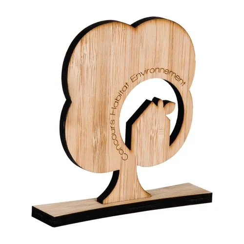 TROPHEE BAMBOU L8 X H10 CM
