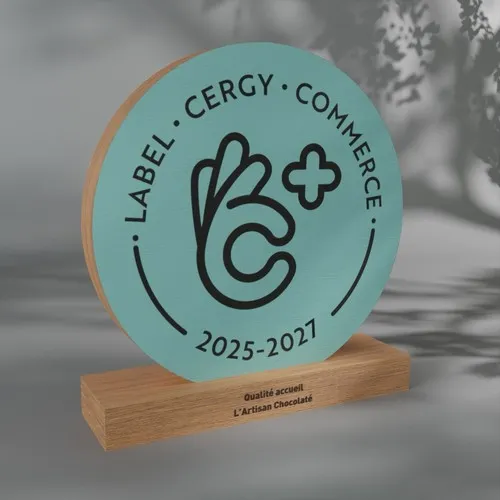 Trophée cercle en bois Made in France 🇫🇷