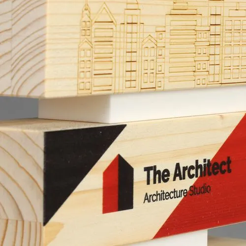 Trophée en bois et plexiglass personnalisable