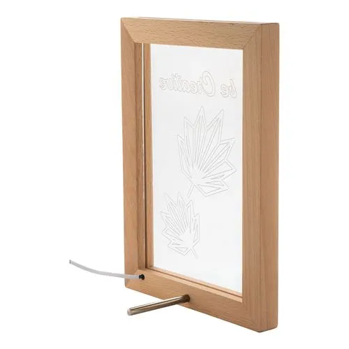 Trophée lampe LED Woodiframe