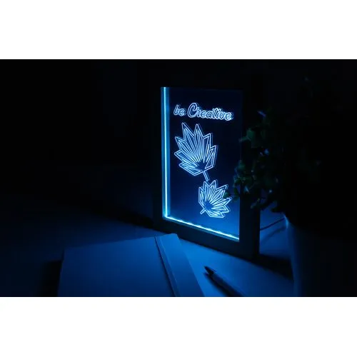 Trophée lampe LED Woodiframe