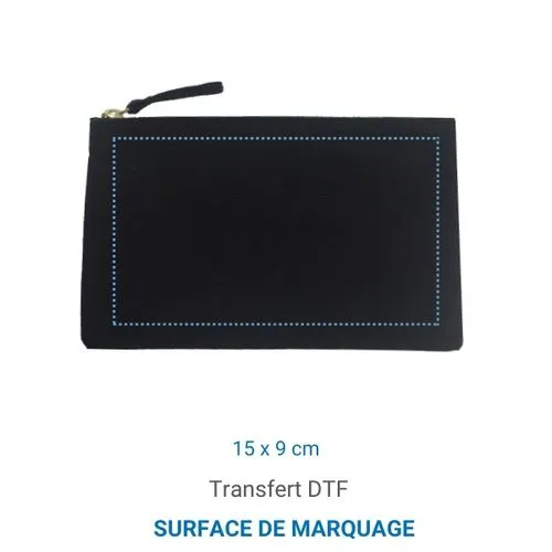 Trousse coton NINA S 370 - Noir