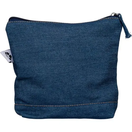 Trousse de maquillage en denim recyclé Orin