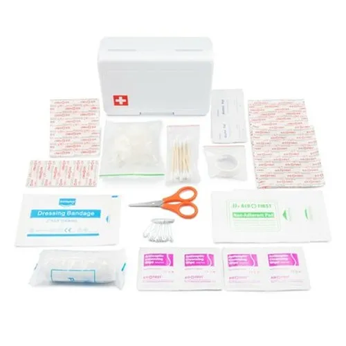 Trousse de premiers secours en coffret plastique, 64 pièces | Ramona