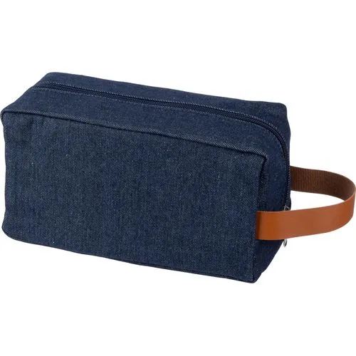 Trousse de toilette en denim Marianne