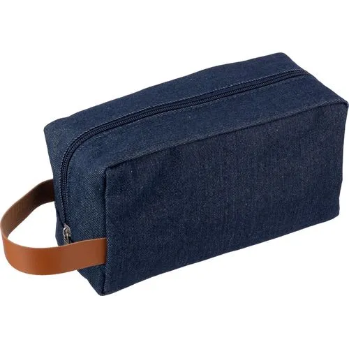 Trousse de toilette en denim Marianne