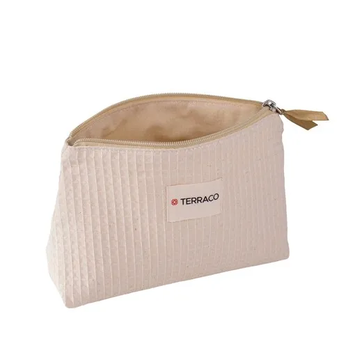 Trousse en coton nid d'abeille