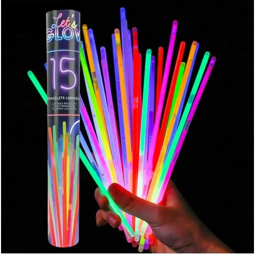 Tube 15 bracelets GLOW 5 x 200 mm