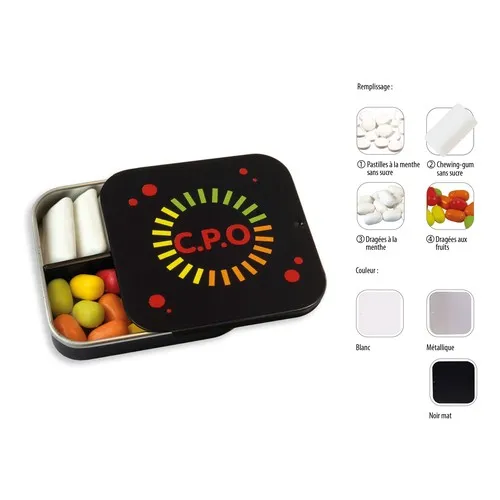 Twin Tin, Chewing-Gums dragées (Boîte)