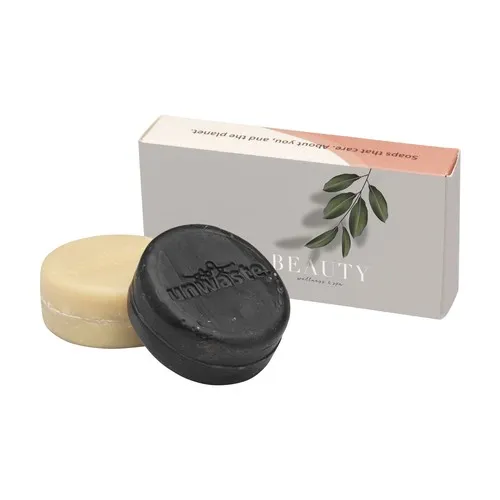Unwaste Duopack Scrub & Shampoo bar Koffieolie