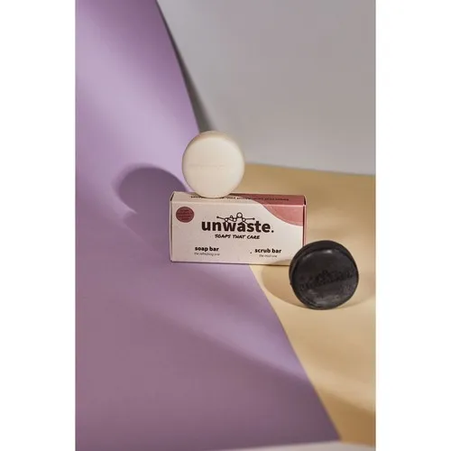 Unwaste Duopack Soap & Scrub bar