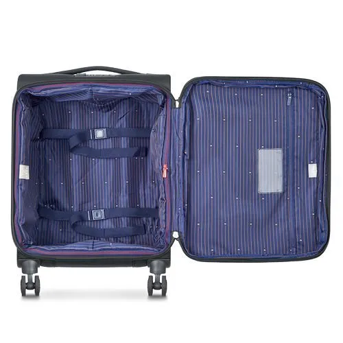 VALISE TROLLEY CABINE EXTENSIBLE SLIM 4 DOUBLES ROUES 55 CM