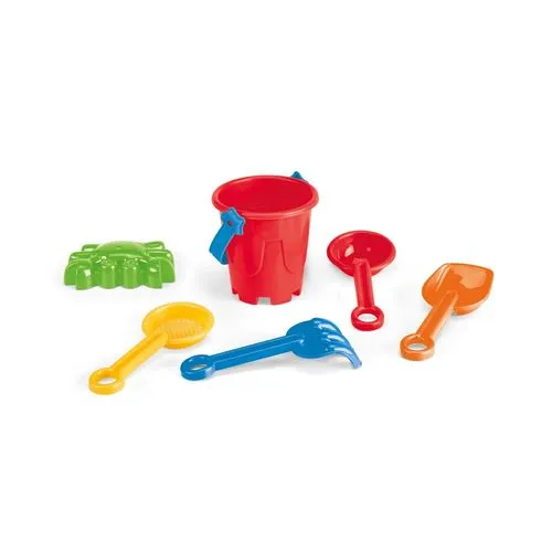 VALLARTA. Seau de plage en PP avec 5 accessoires