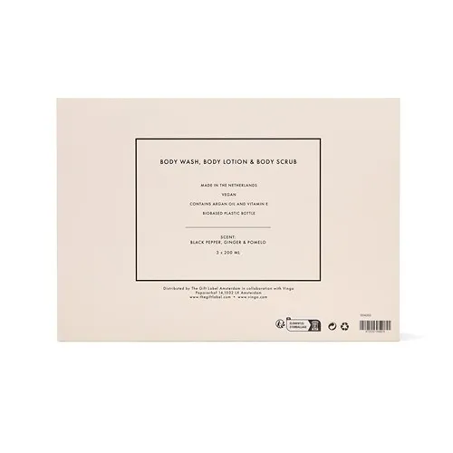 VINGA x TGL Coffret cadeau de soins corporels