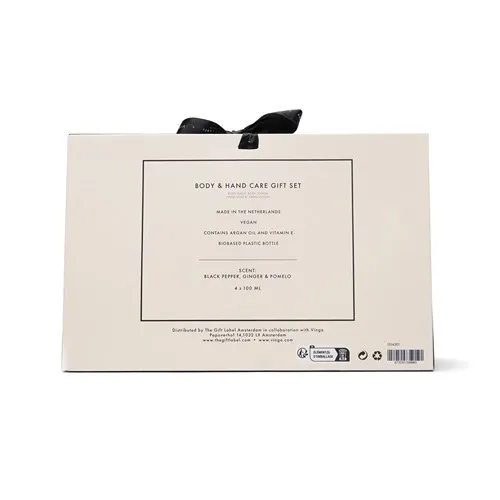 VINGA x TGL Coffret cadeau pour le corps et les mains