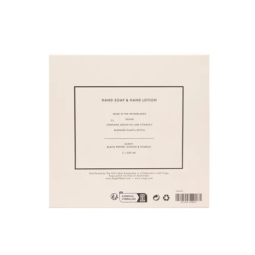 VINGA x TGL Coffret cadeau pour les mains