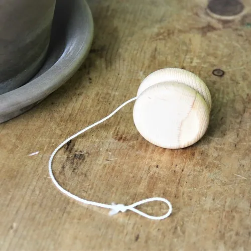 Yoyo en bois imprimé