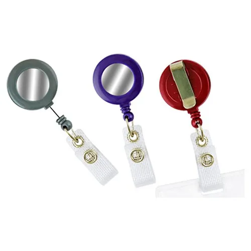 Zip Enrouleur Rond avec Autocollant Argenté