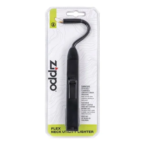 Zippo Flex Neck Black & Chrome
