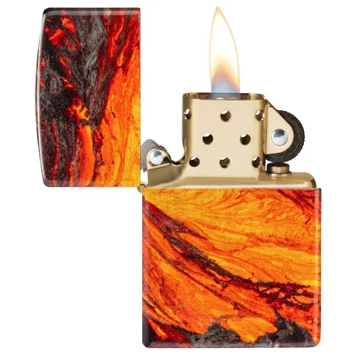Zippo Lava Flow Design