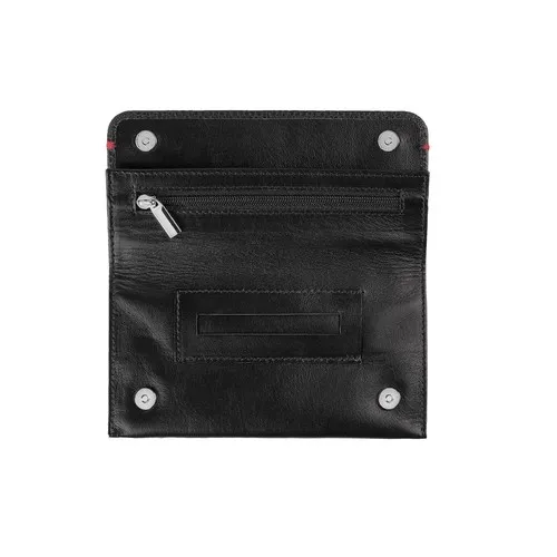 Zippo Nappa Bi-Fold Tobacco Pouch Black